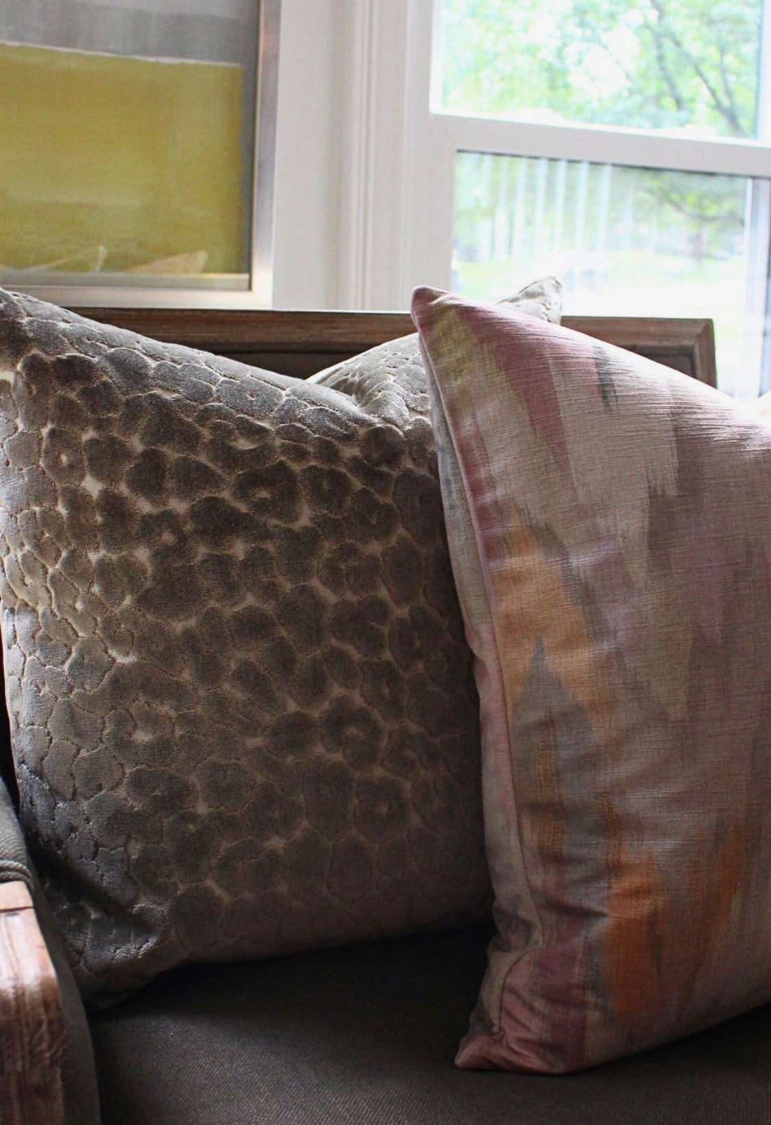 Mushroom 22” Velvet Pillow