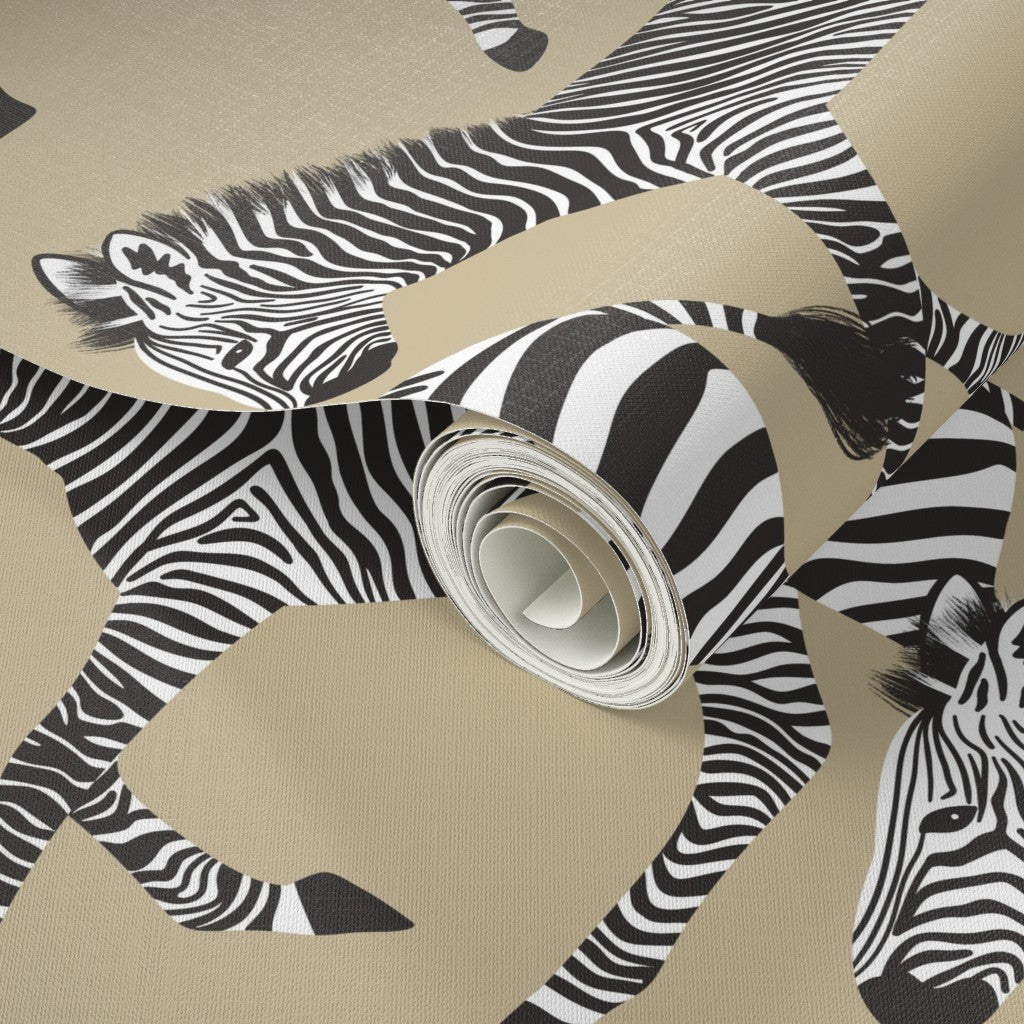 Savanna Zebra Wallpaper