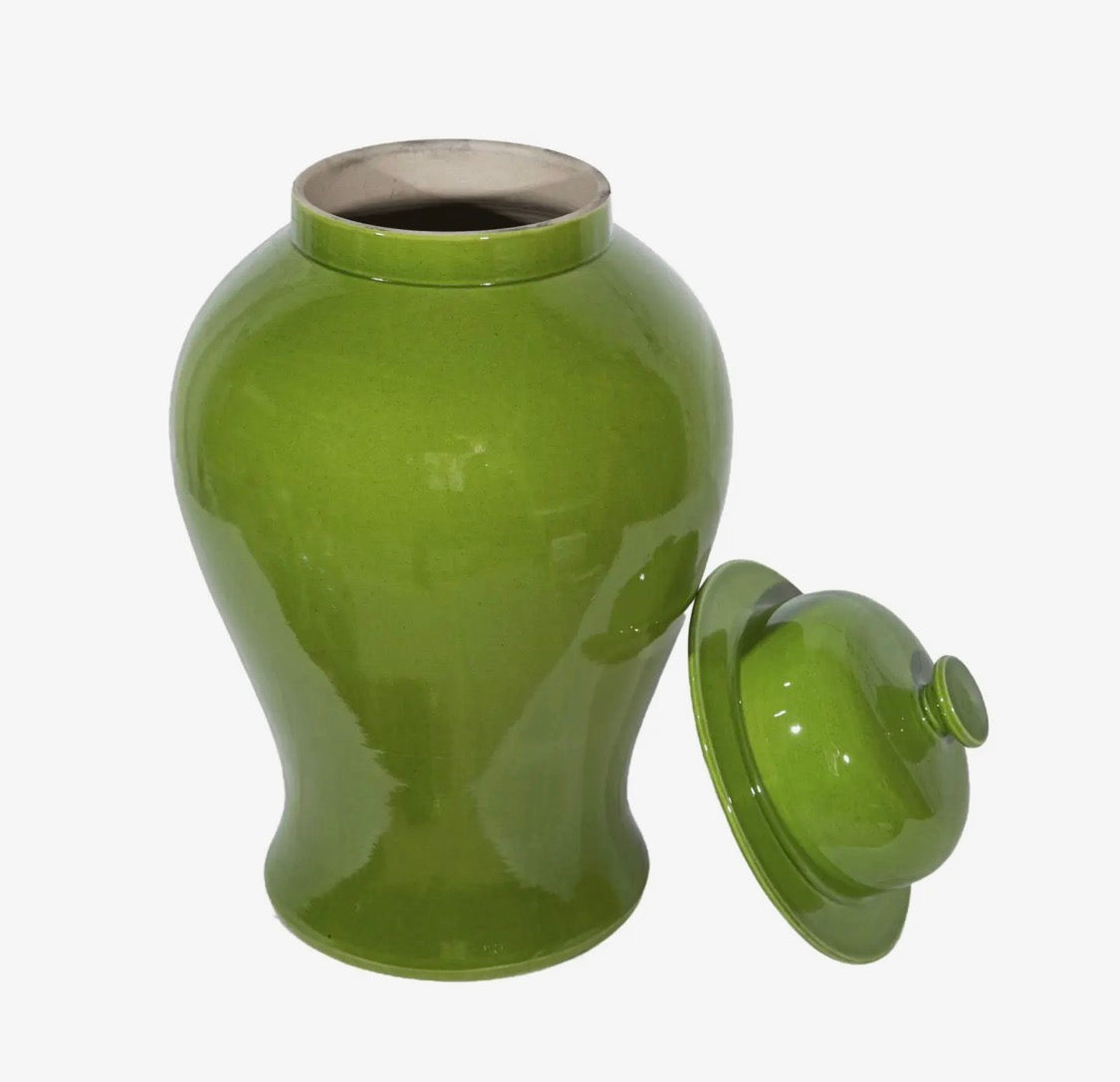 Green Temple Jar