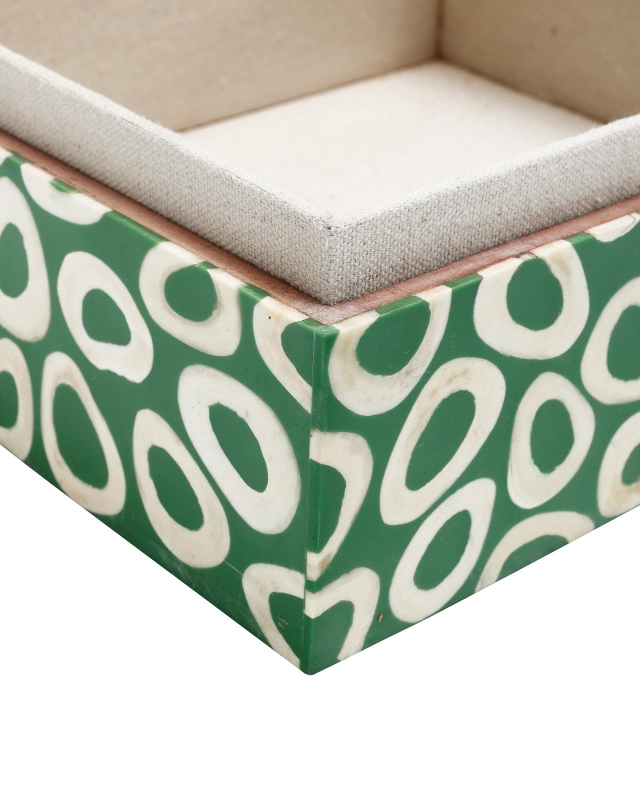 Ovoid Green Box Set of 2 by Currey and Company