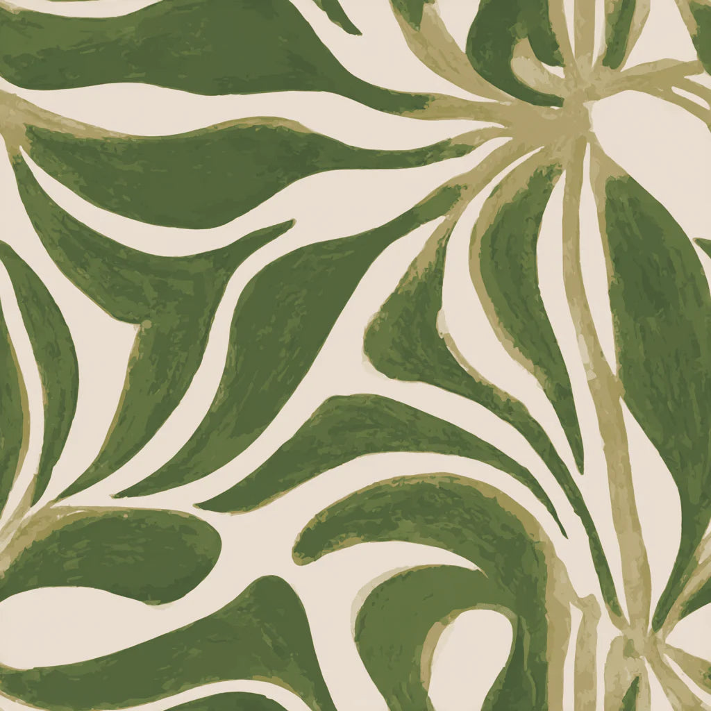 Abstract Flora Wallpaper