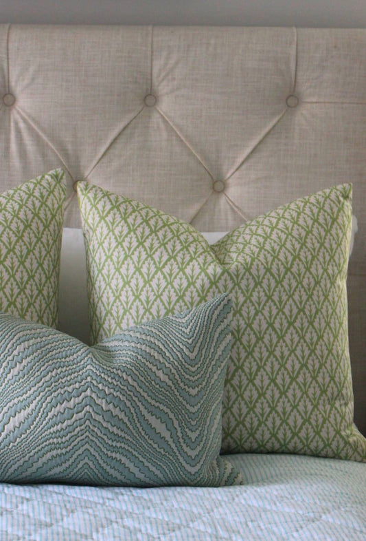Chevron Ripple Lumbar Pillow