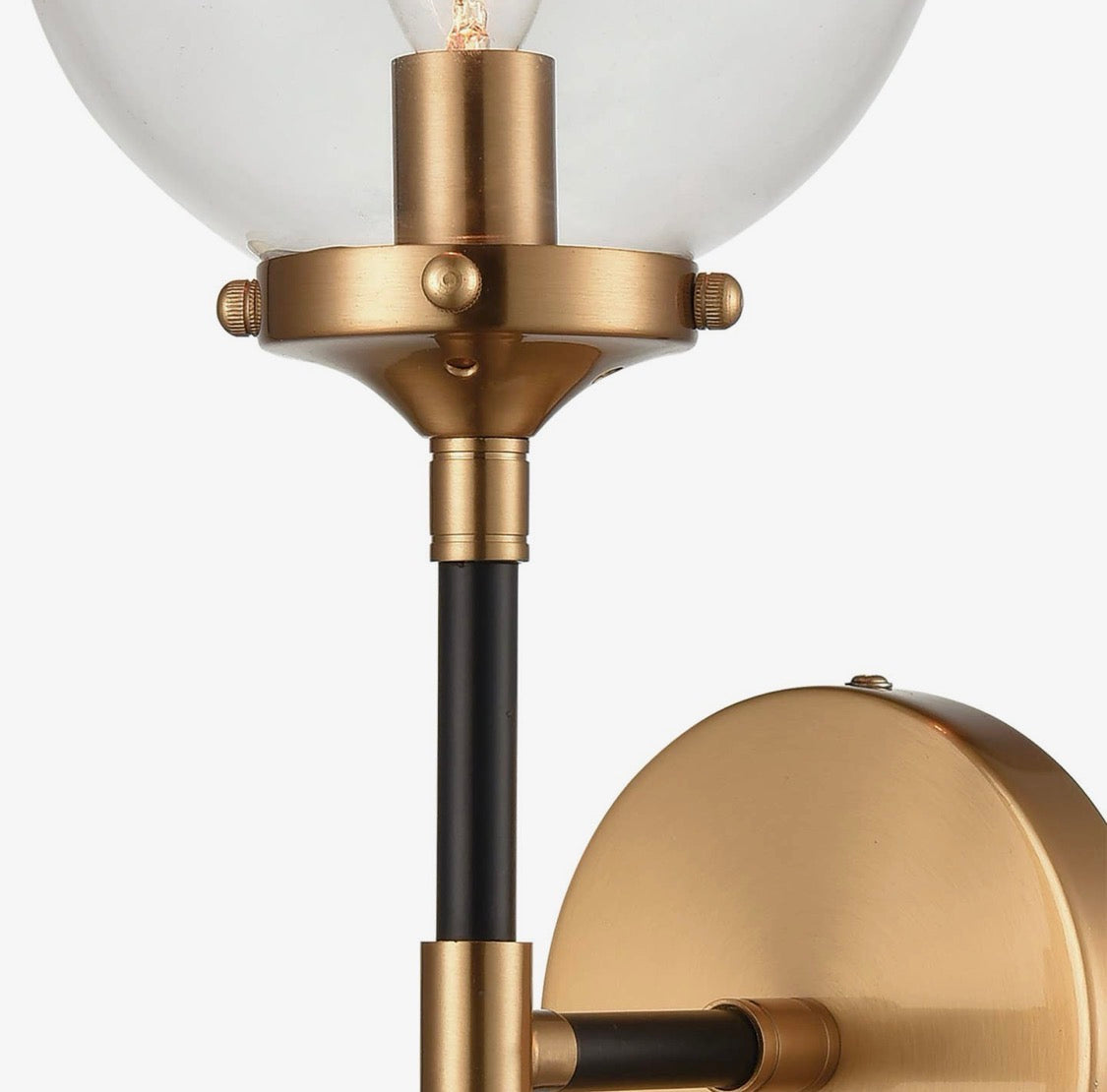 Two Light Boudreaux Matte Black Sconce