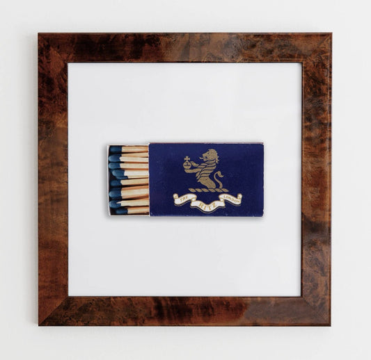 The Ritz London Matchbox Framed Print