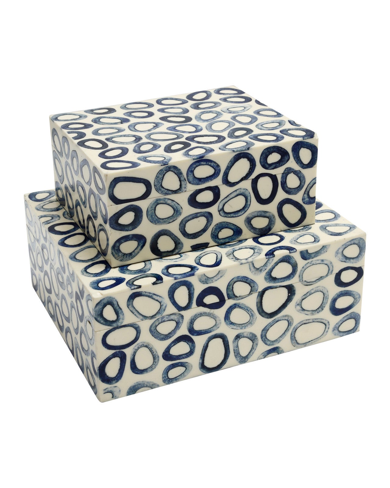 Indigo Bone Box Set by Currey and Company
