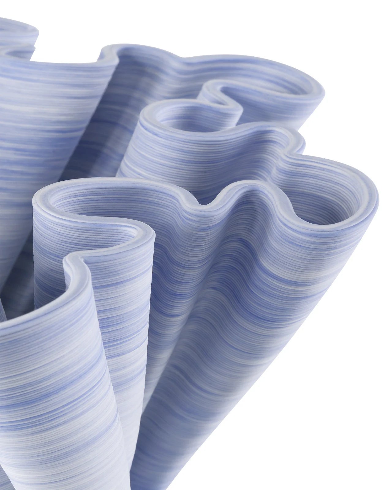 Twirl Blue Bowl by Currey and Company