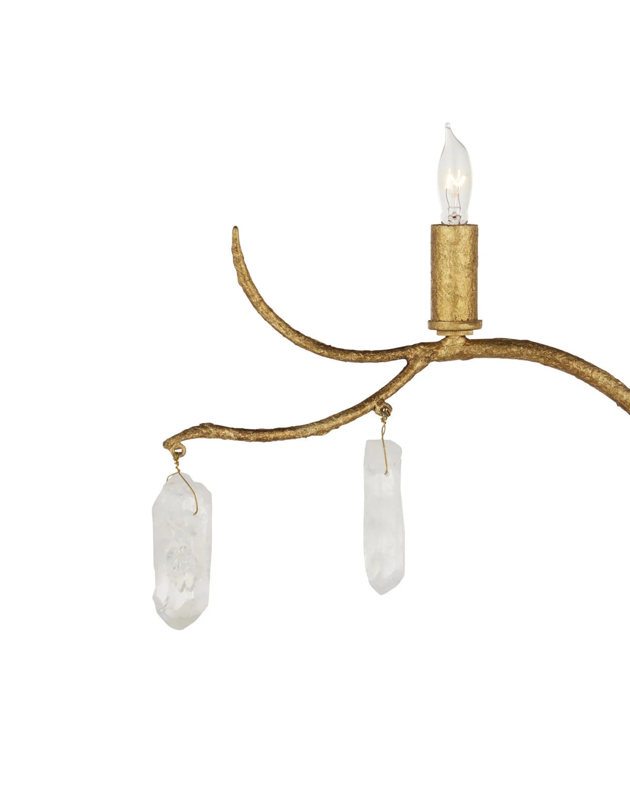 Forest Light Gold Wall Sconce by Currey & Company