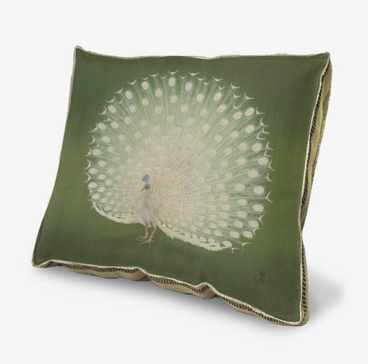 Regal Peacock Pillow