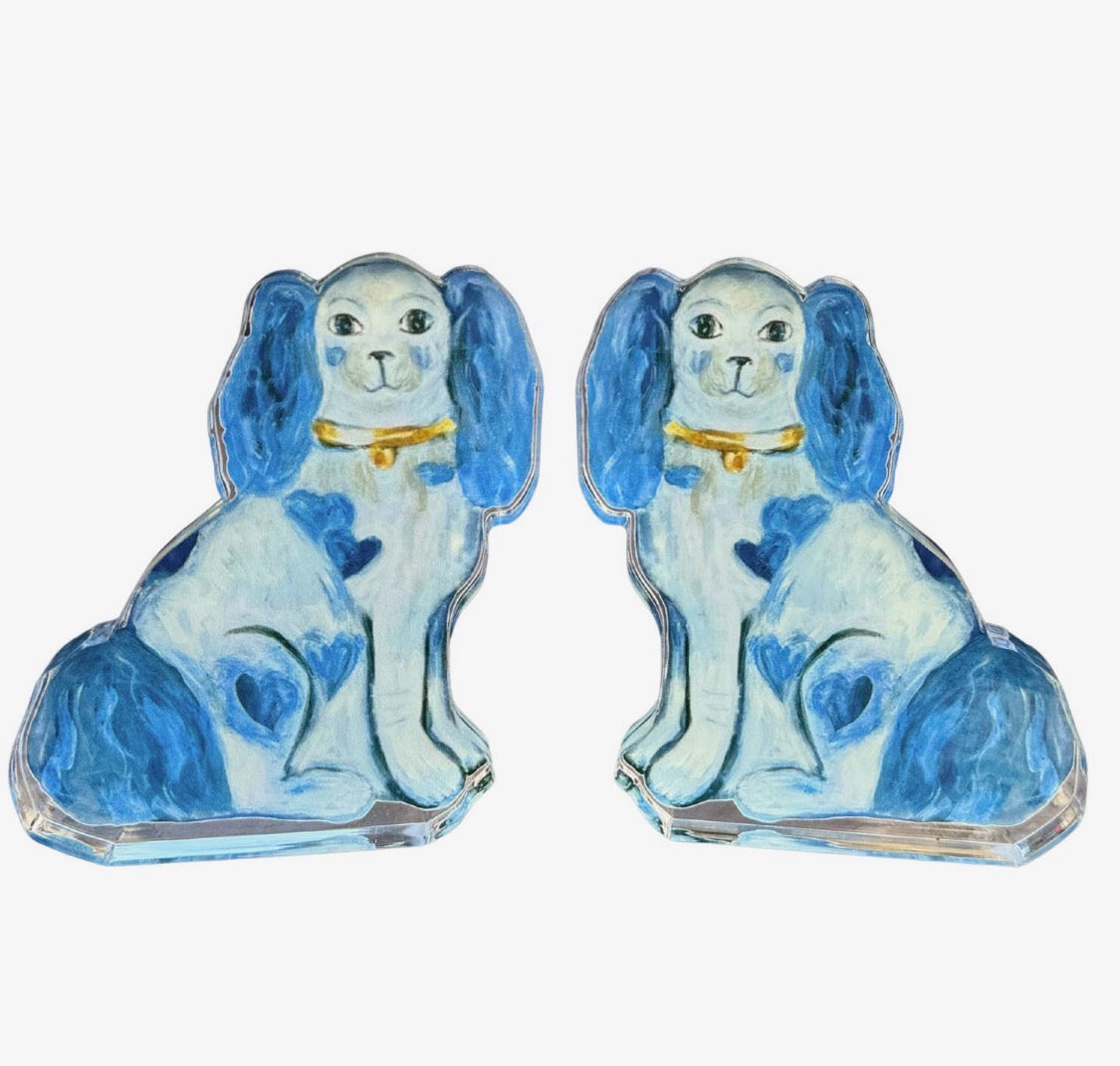 Staffordshire Acrylic Shelfies (Full Size/Blue)