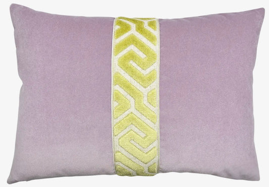 Wisteria Velvet Lumbar Pillow
