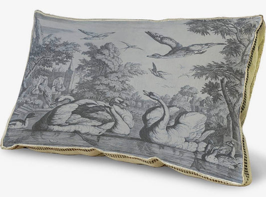 English Swan Lumbar Pillow