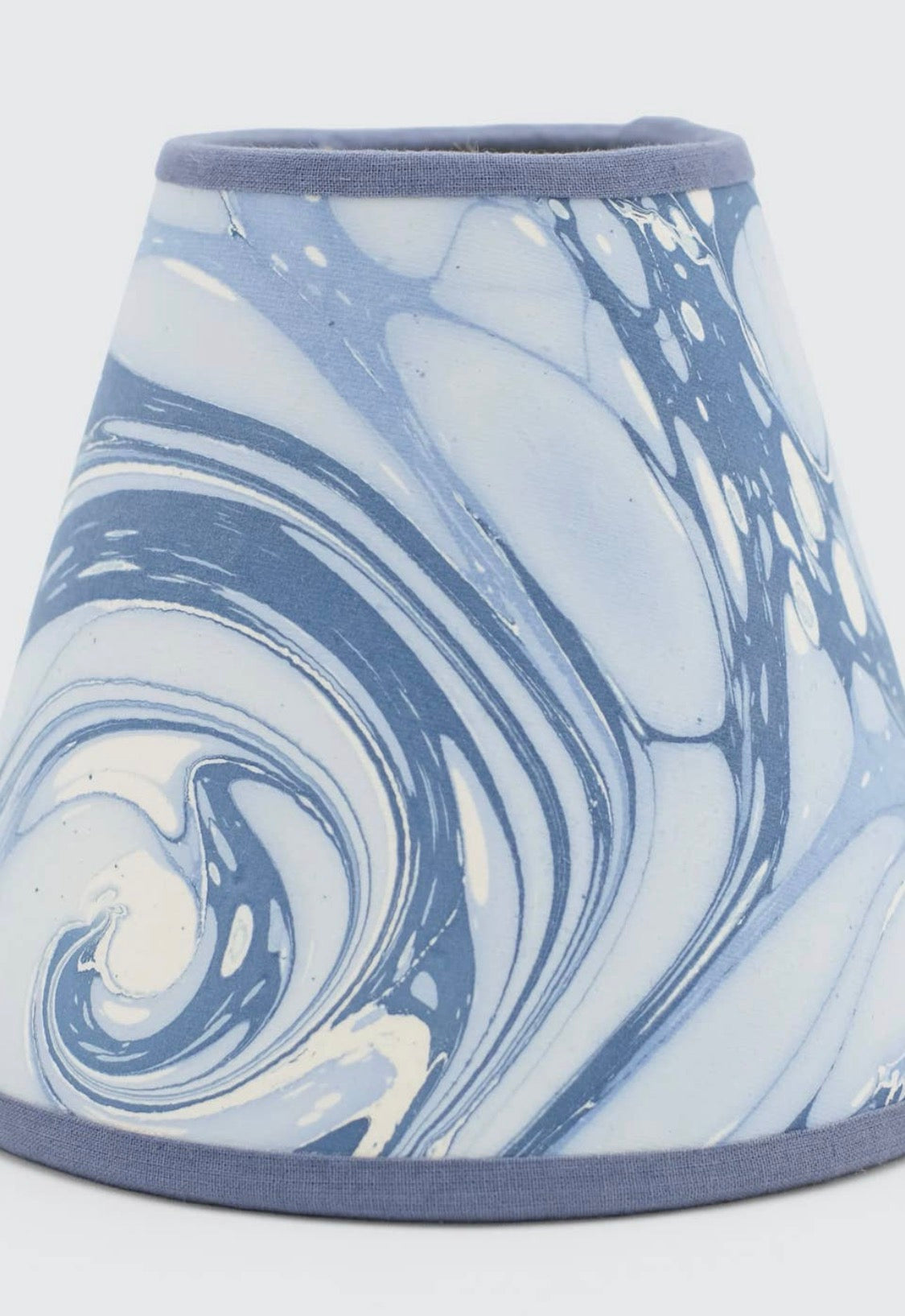 Blue Drift Marbled Clip-On Shade