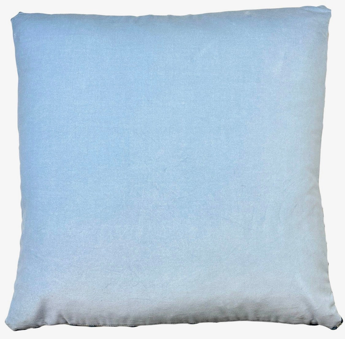 Chambray & Admiral Velvet Pillow
