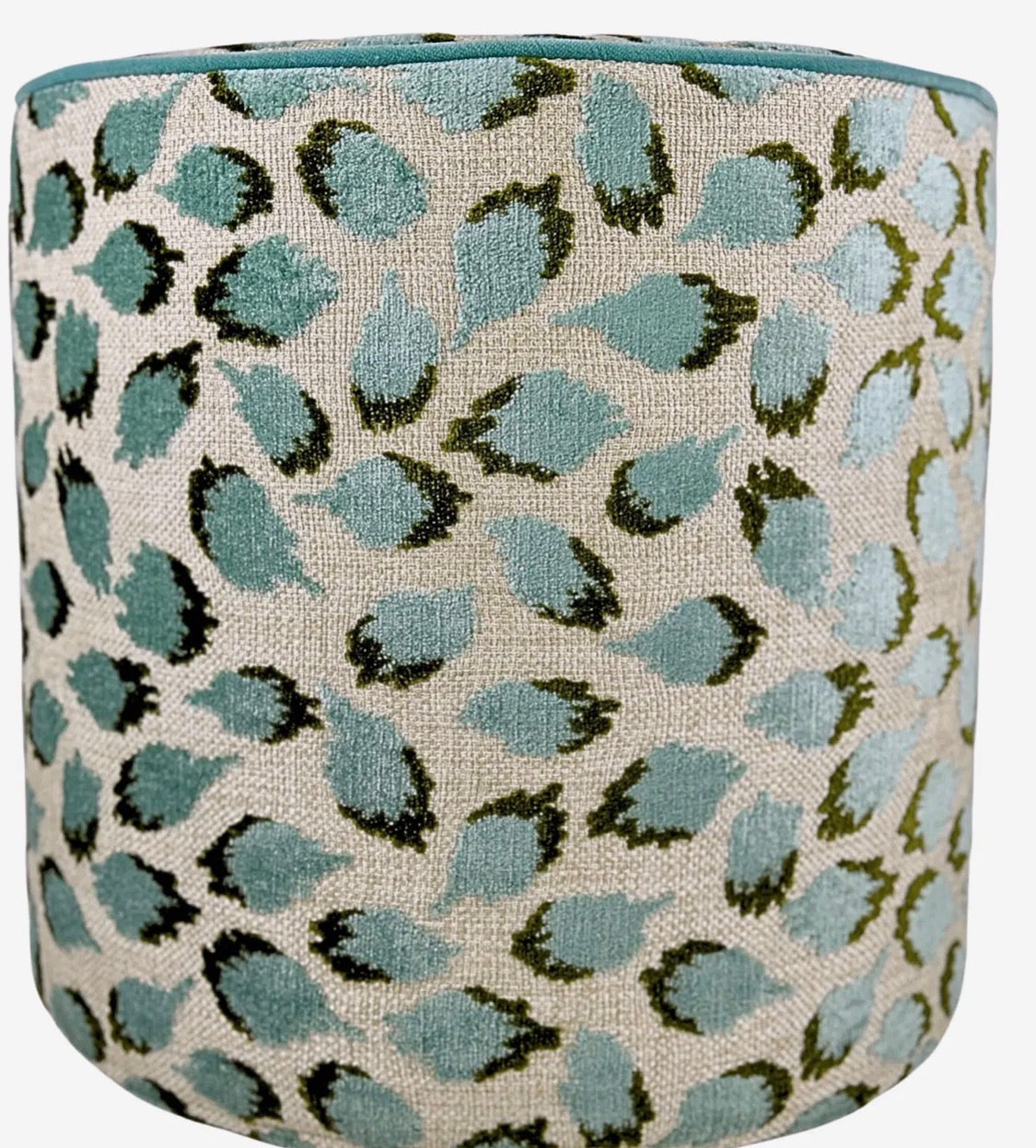 Aqua Mist Ottoman