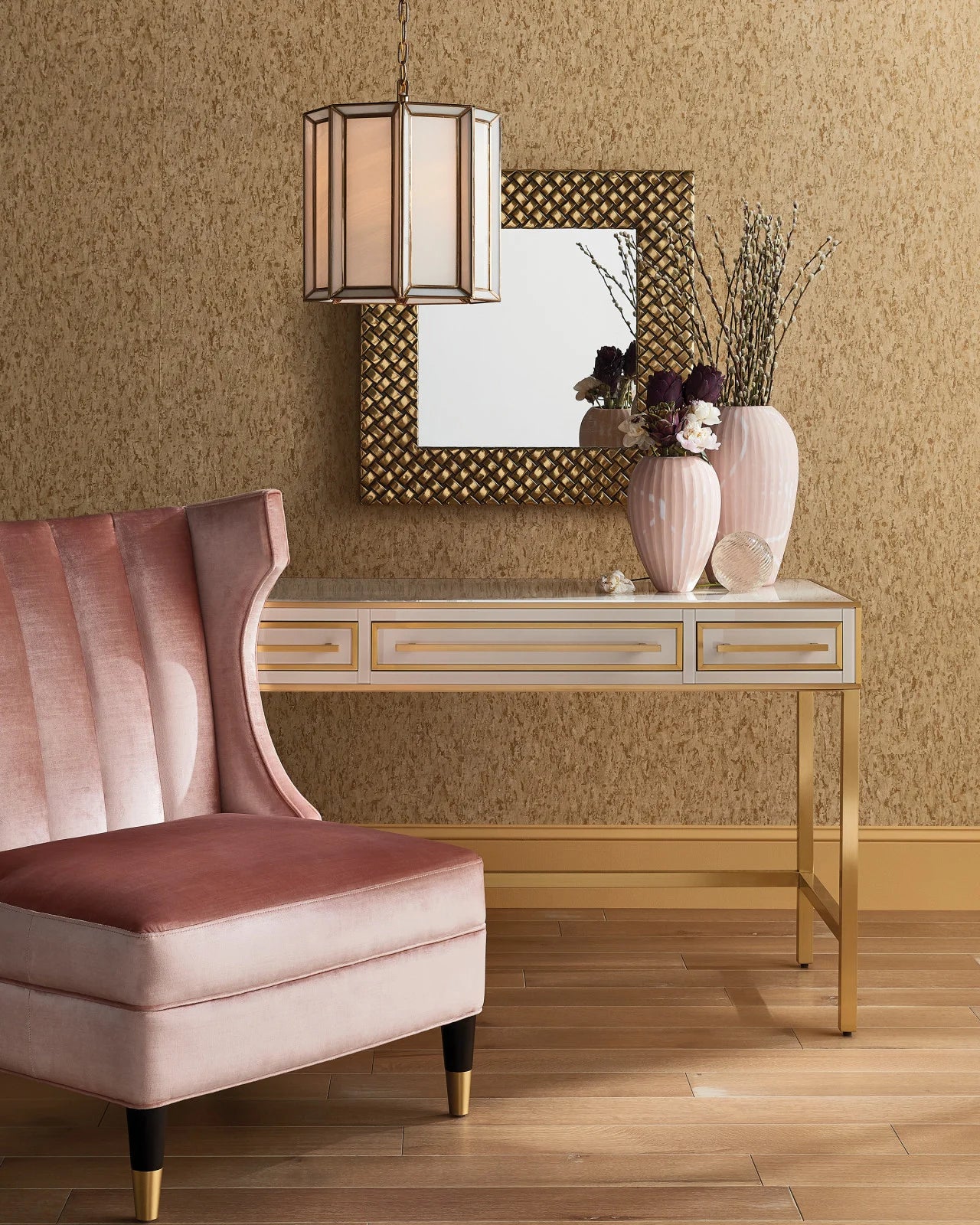 Daze Medium Pendant by Currey & Company