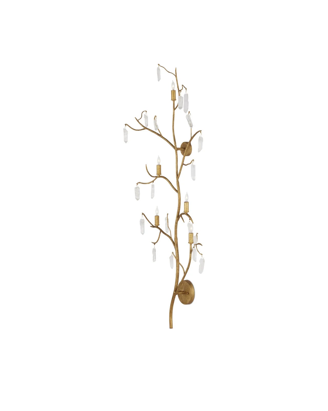 Forest Light Gold Wall Sconce by Currey & Company