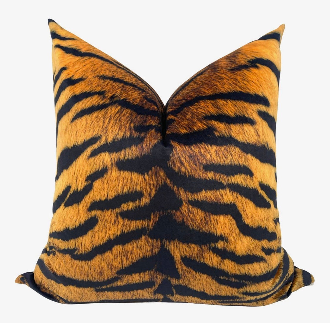 Velvet Tiger Pillow
