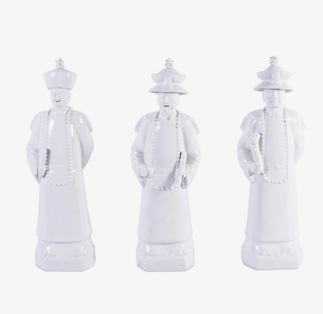 White Qing Emperors – Set of 3