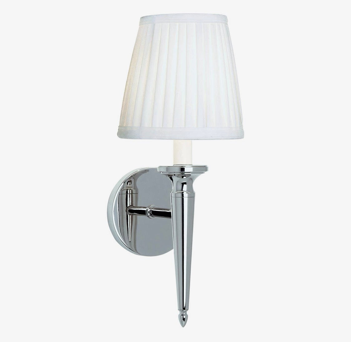 Georgetown 14.5” One-Light Sconce | Polished Nickel