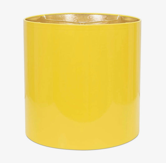 Canary Yellow  Lacquered Lamp Shade